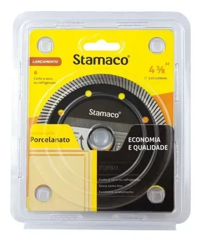Disco Diamantado Stamaco Turbo 4 3/8 110mm