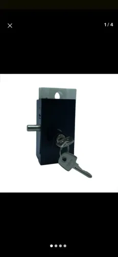 Fechadura porta vidro temperado abrir e fechar 