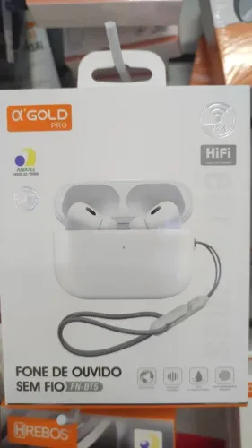 Fone de Ouvido Sem Fio Alpha Gold Pro FN-BT5