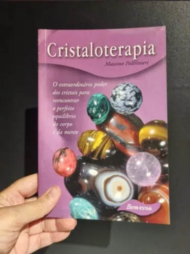 Livro Cristaloterapia - Massimo Paltrinieri<br>de R$ 100,00