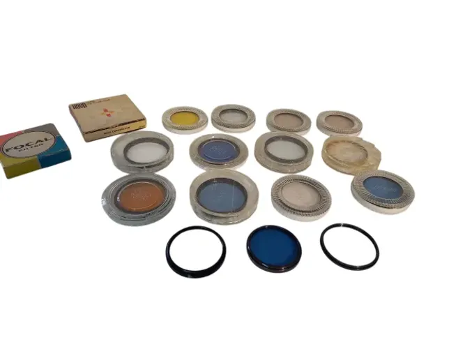 Coleção 17 Lentes Filtros Fotográficos ( Anos 70)