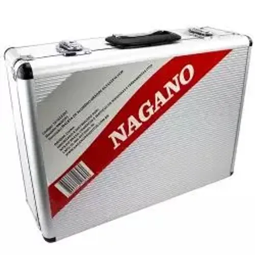 Maleta Organizadora de Ferramentas Padrão Alumínio Grande 45x33x14,5