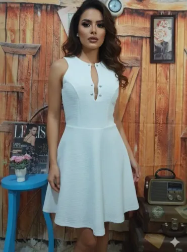 Lindos vestidos branco escolha o seu