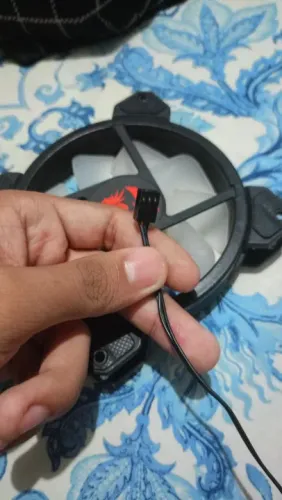 FAN Redragon Buri CC-1055R, 120mm, LED Vermelho - Preto