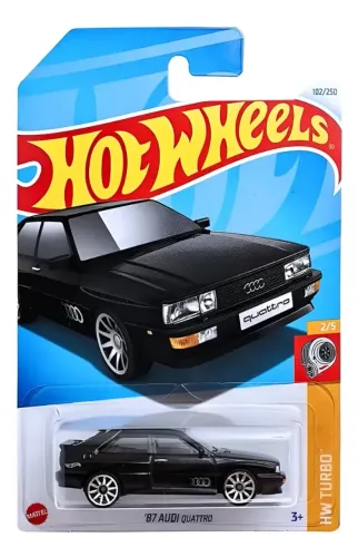 Miniatura Hot Wheels 87 Audi Quattro Preto