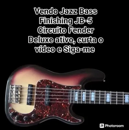 Vendo Baixo Finishing jazz Bass impecável 