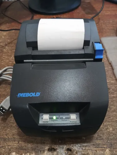 Torro impressora térmica diebold com fonte e cabos por 180 reais vista Wats *