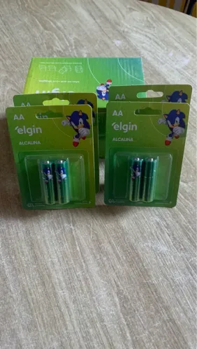 Pilhas Alcalinas AA Elgin Sonic