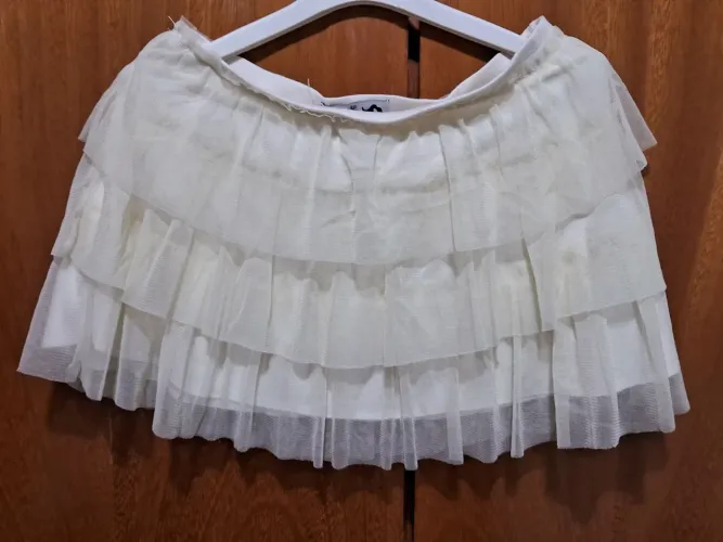 Saia de Tule Infantil John John Kids -,Tamanho 12 Anos