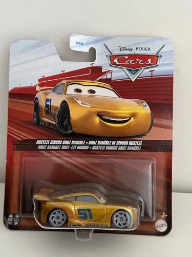 Carrinho Disney Pixar Cars - Rasteze Dinoco Cruz Ramirez - Metal