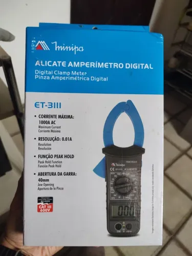 Alicate Amperímetro Digital Minipa ET-3111