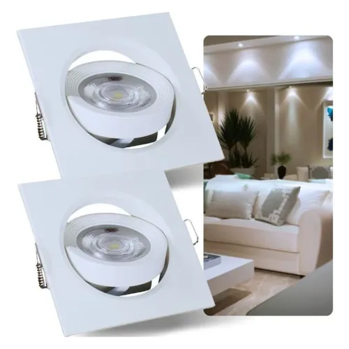 Spot LED Embutido para Teto 7w - Iluminação Moderna