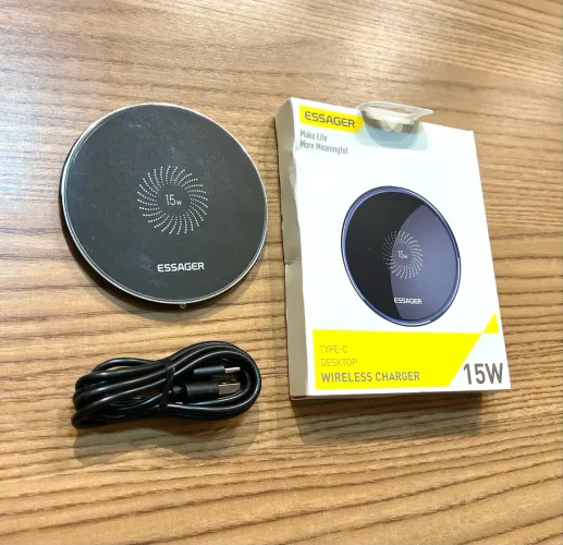 Carregador Magnético Essager 15W - Carregamento rápido e prático para seu smartphone