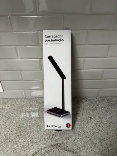 Luminária LED com Carregador por indução - Xtrax - Abajur - Luminária