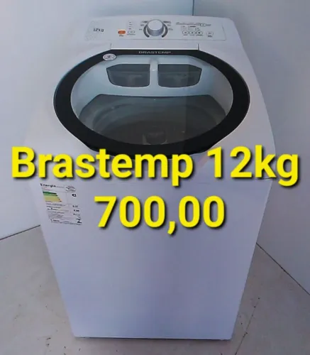 Máquina de lavar Brastemp 12kg 110V ENTREGO