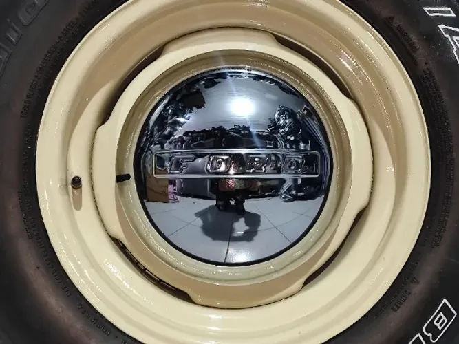 Calotas Maverick Em Aço Cromadas Com Relevo Ford 