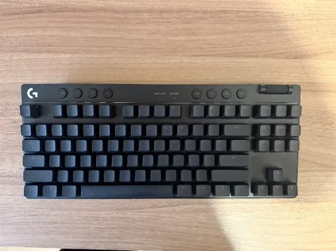 Teclado Gamer Logitech G PRO X TKL LIGHTSPEED - Wireless - Preto - Excelente estado