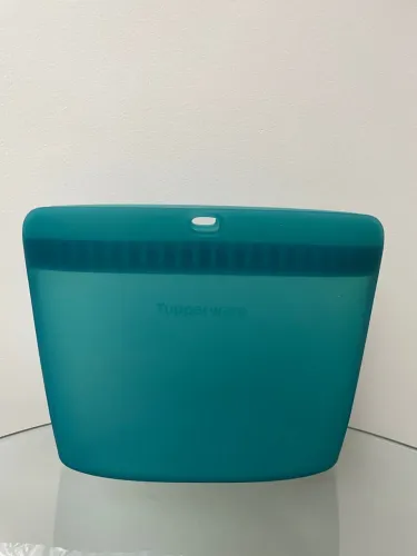 Tupperware - bolsa de silicone 1 litro verde - Porta Mantimentos