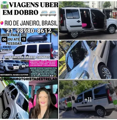 VIAGENS UBER COM MOTORISTA MULHER PARA DE 01 ATÉ 06 OU 13 PESSOAS