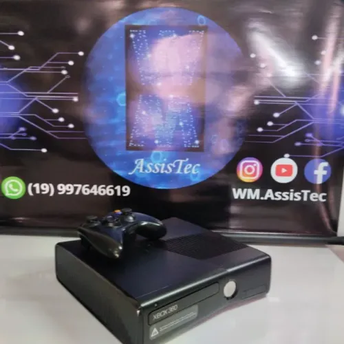 XBOX 360 com 228 jogos no HD de 500gb e + de 3000 jogos em emuladores