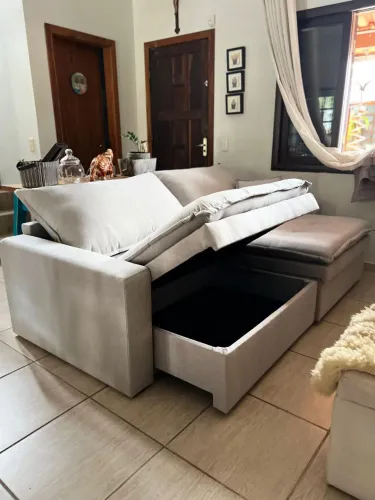 Sofá cama NOVO aproveita ao máximo seu espaço aproveite essa oferta