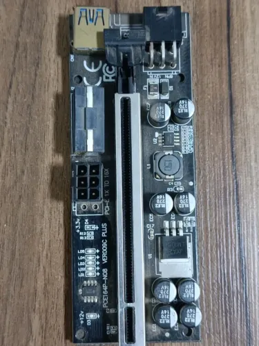 Adaptadores PCIE para Placa de Vídeo para Mineração de Criptomoedas (6 Conjuntos)