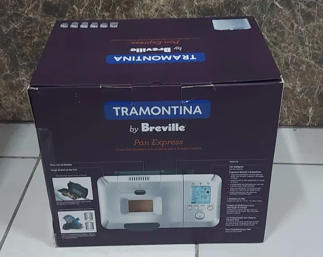 VENDO MAQUINA DE FAZER PÃO TRAMONTINA by Breville 110v nova lacrada nunca foi usada 