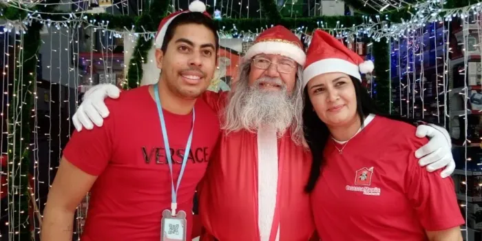  papai noel visita festas e eventos e residências e frente de lojas    