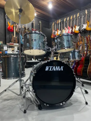 Bateria TAMA Stagestar Azul Sparkle nova 20"