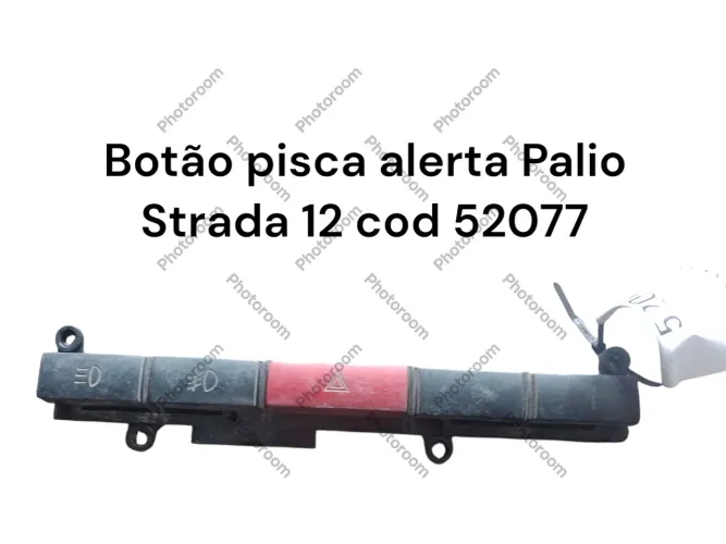Botão Pisca Alerta Palio Strada 12 Cod 52077