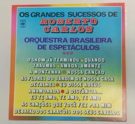 Lp Os Grandes Sucessos de Roberto Carlos - 