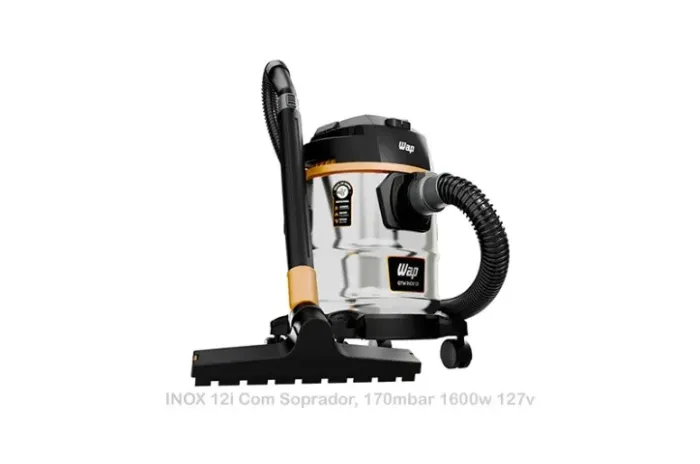 Aspirador Pó e Água Barril GTW INOX 12i Com Soprador, 170mbar 1600w 127v