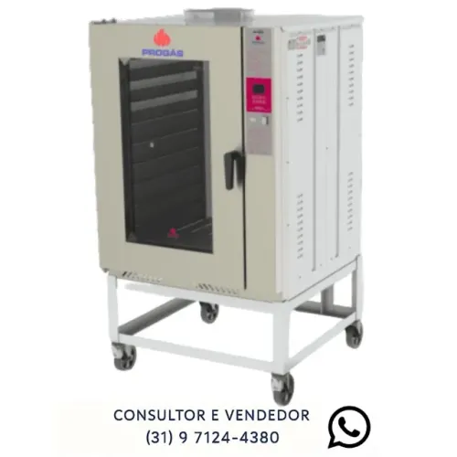 Forno Turbo Elétrico 10 Esteiras Progas 220v