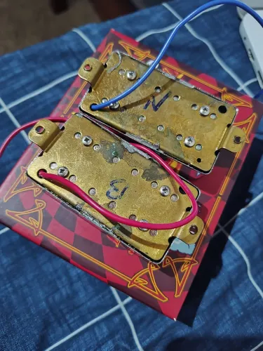 Captadores de guitarra Michael gm 750 gold top