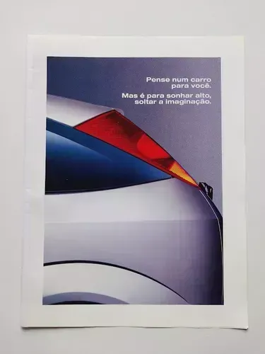 Propaganda de Revista Ford Focus Hatch 2001 Folder 4 Pgs.