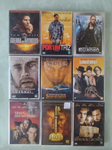 DVDs Filmes Originais - 9 temas VALOR UNITARIO