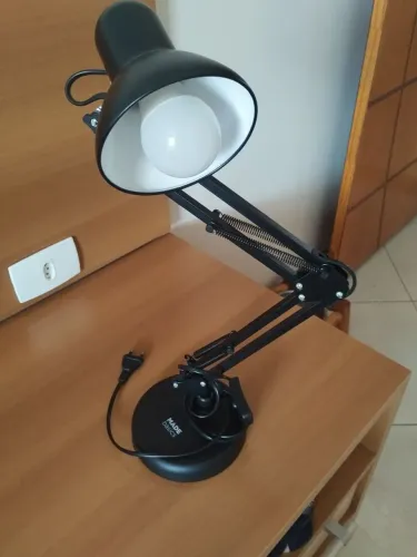 Luminária articulada com lâmpada 15W