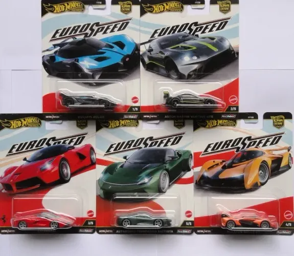 hot wheels premium lançamento car culture kit 5 laferrari mclaren bugatti aston martin