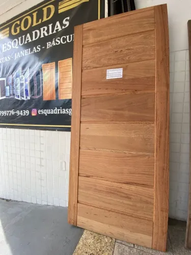 PROMOÇÃO - PORTA MADEIRA MACIÇA ANGELIM -MÊS DO CLIENTE