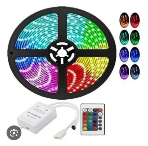 Kit Fita de Led 5050 RGB 54Leds 5Metros