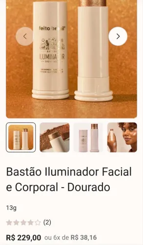 Iluminador bastão feito Brasil