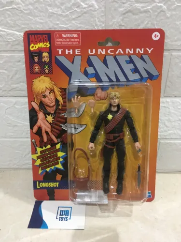 Longshot Retrô Marvel Legends X-MEN Lacrado