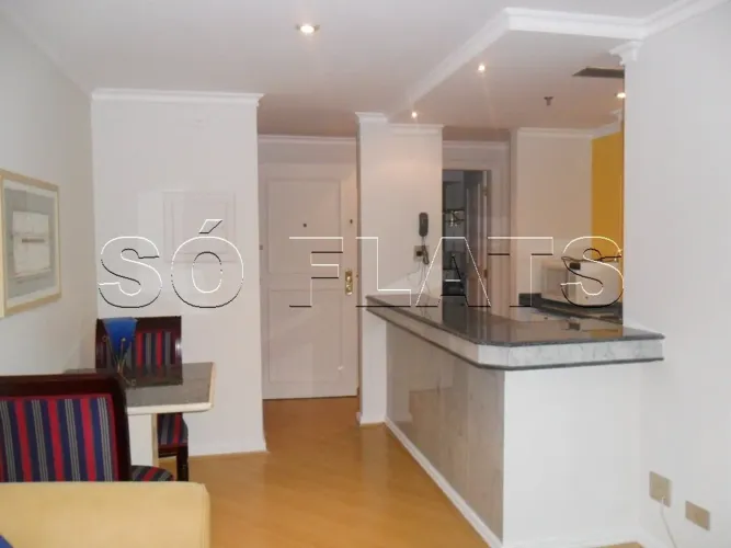 Apartamento nos Jardins com 2 dormitórios totalmente mobiliado.