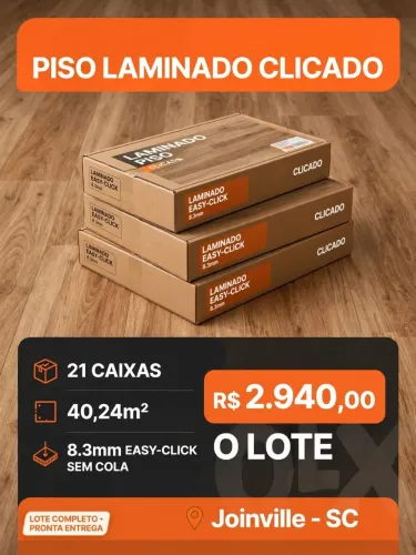 Piso laminado Easy-Click