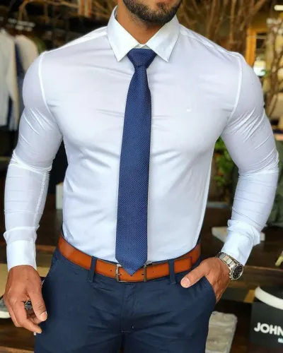 CAMISA SOCIAL Masculino ELEFANTES