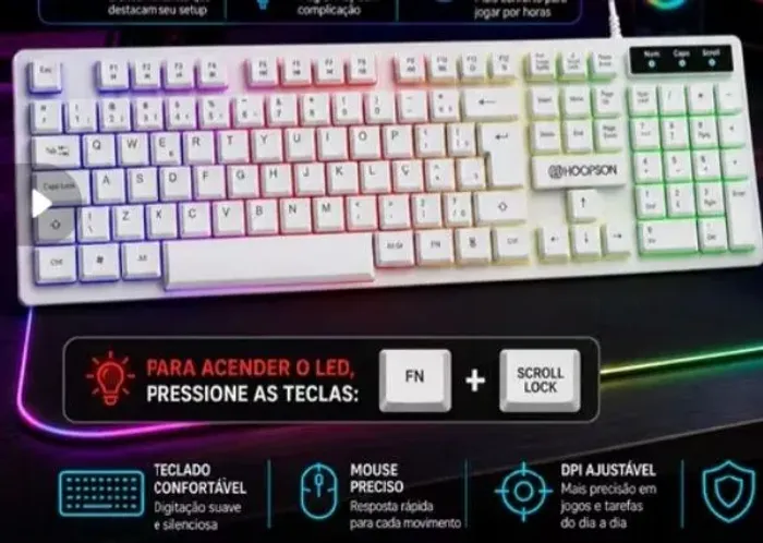 Teclado Gamer Rgb Por Apenas 49.99 Novo Na caixa