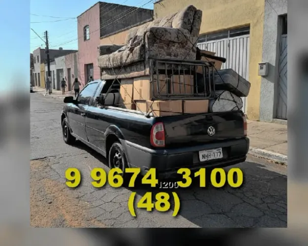 Frete/Mudança melhor preço da cidade Marcelo (48) 9.9674.3100 Aceito Pix