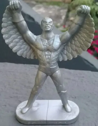 Boneco Falcão Super Herói Marvel Gulliver Figura de Ação Original 1978 Série Prata