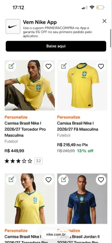Camisa do Brasil 
