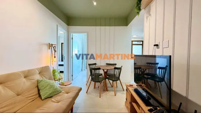 Apartamento mobiliado de 2 quartos (1 suíte) a venda no Braga, Edificio Le Coin em Cabo Fr